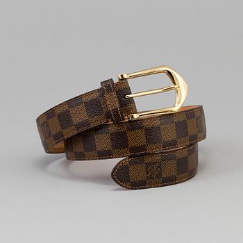 A belt by Louis Vuitton.