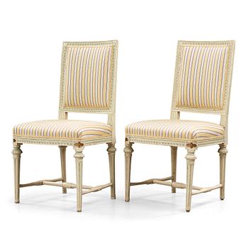 46. A pair of Gustavian chairs by J Hammarström.