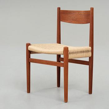 HANS J WEGNER, a teak "CH40" chair for Carl Hansen & Søn, Denmark, 1950-60's.