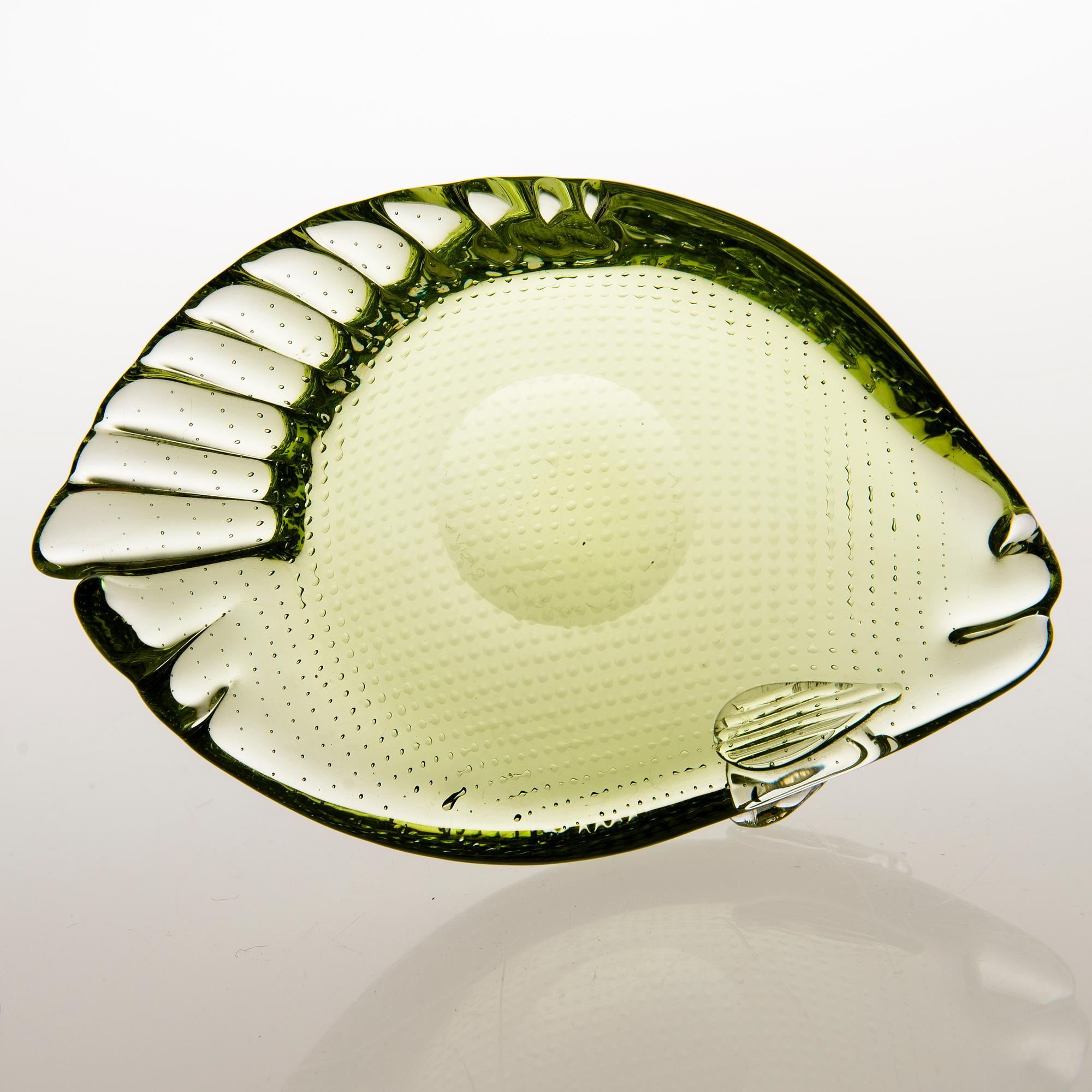 TAPIO WIRKKALA, A Kala (Fish) Ashtray, signed Tapio Wirkkala Iittala.