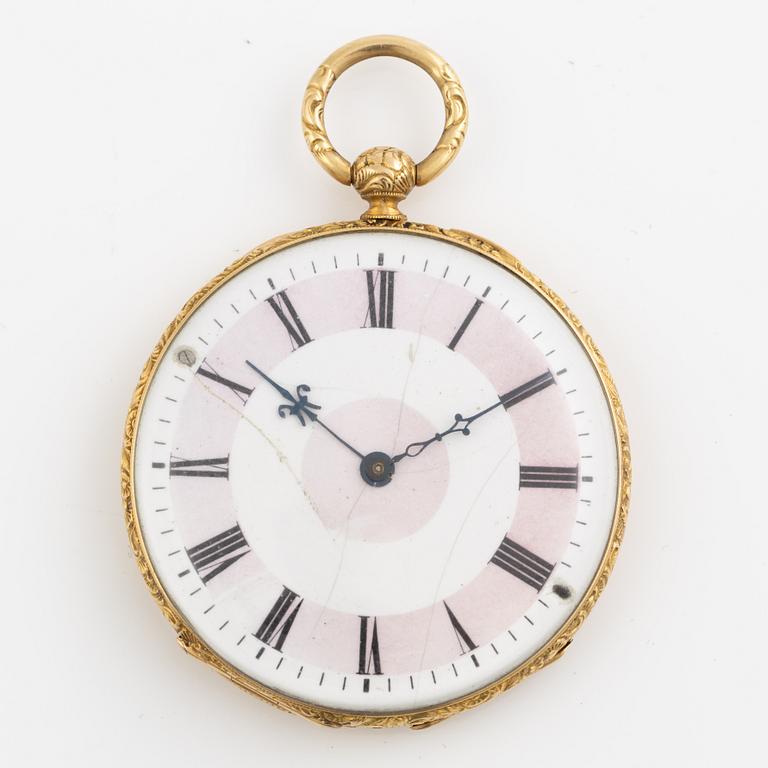 Pocket watch, 42 mm.