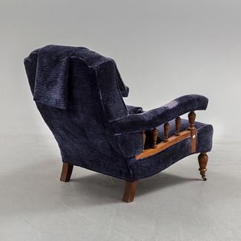 An 1890s easy chair.