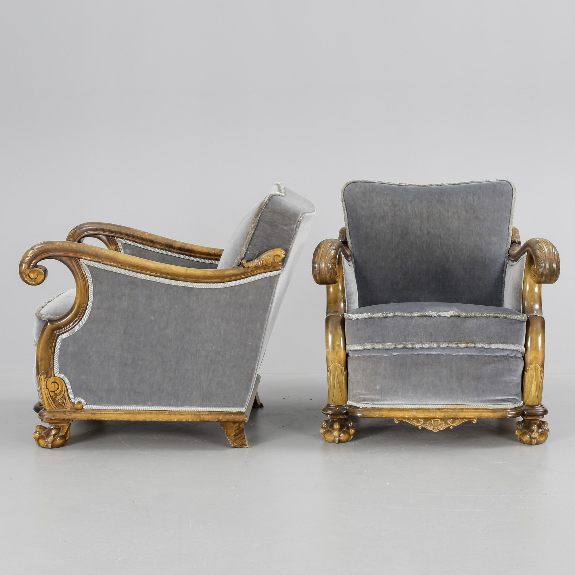 FÅTÖLJER, 1930-tal.