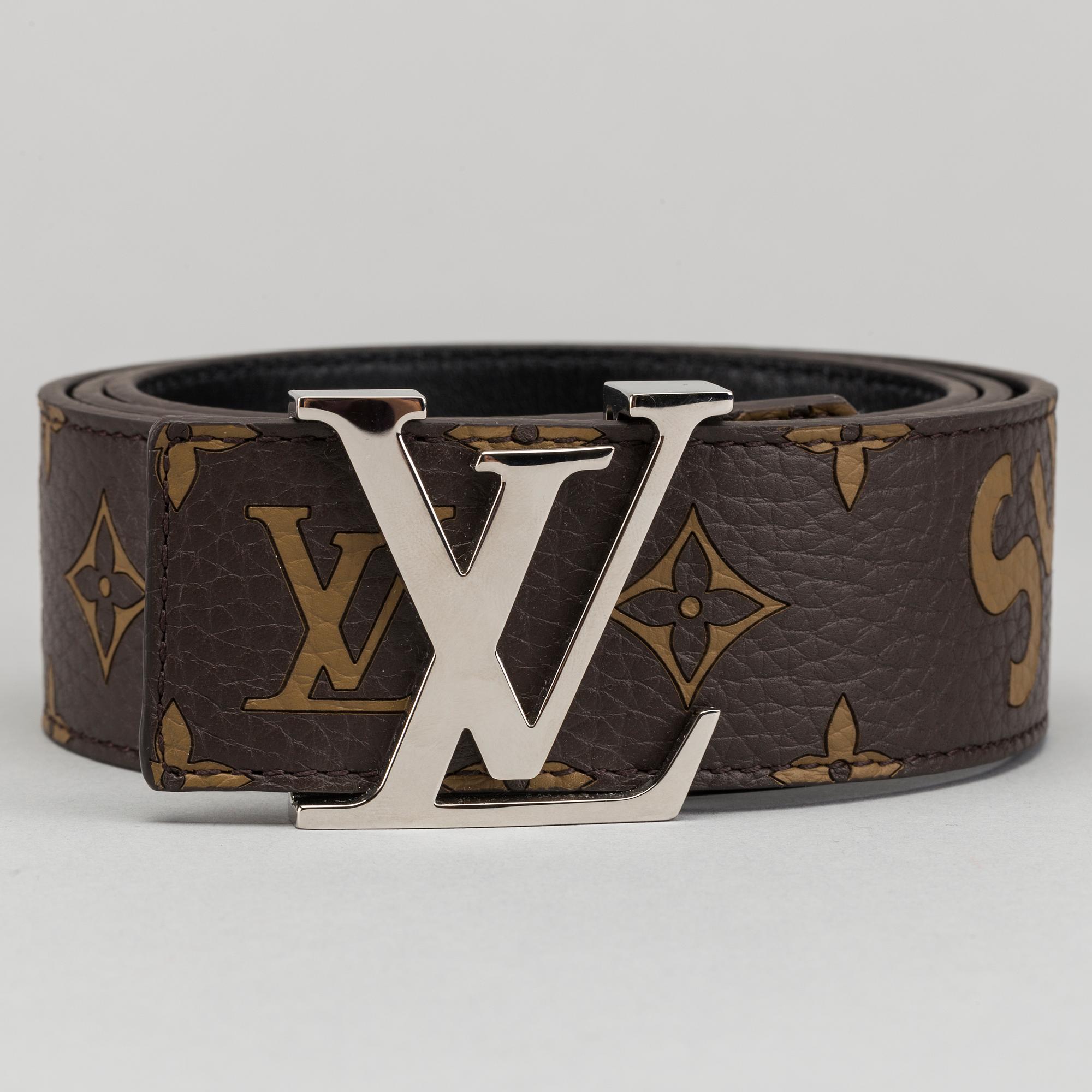Belt "Supreme", LV Initiales", 40 mm, for Louis Vuitton.