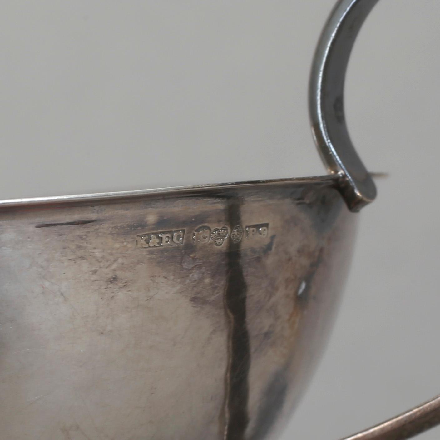 PUNSCHKOPPAR, silver, 11 st, bl.a K&EC, Göteborg, 1960-tal. Vikt ca 347 gram.