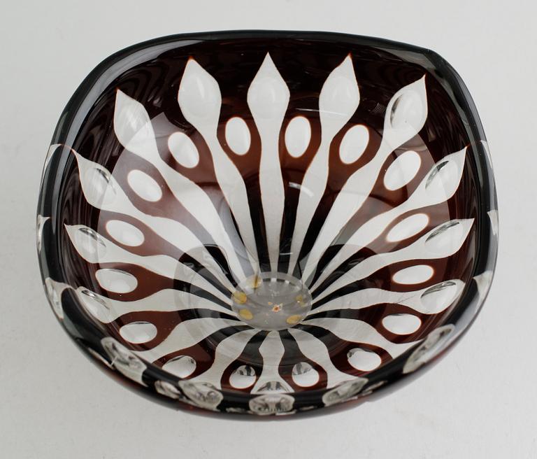 SKÅL, glas, 1900-talets andra hälft.