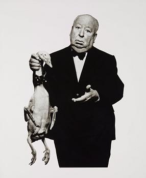 30. Albert Watson, "Alfred Hitchcock, Los Angeles, 1973".