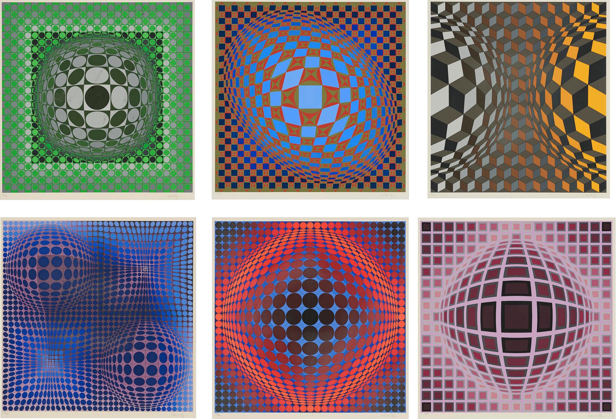 Victor Vasarely, "The Louisiana portfolio".