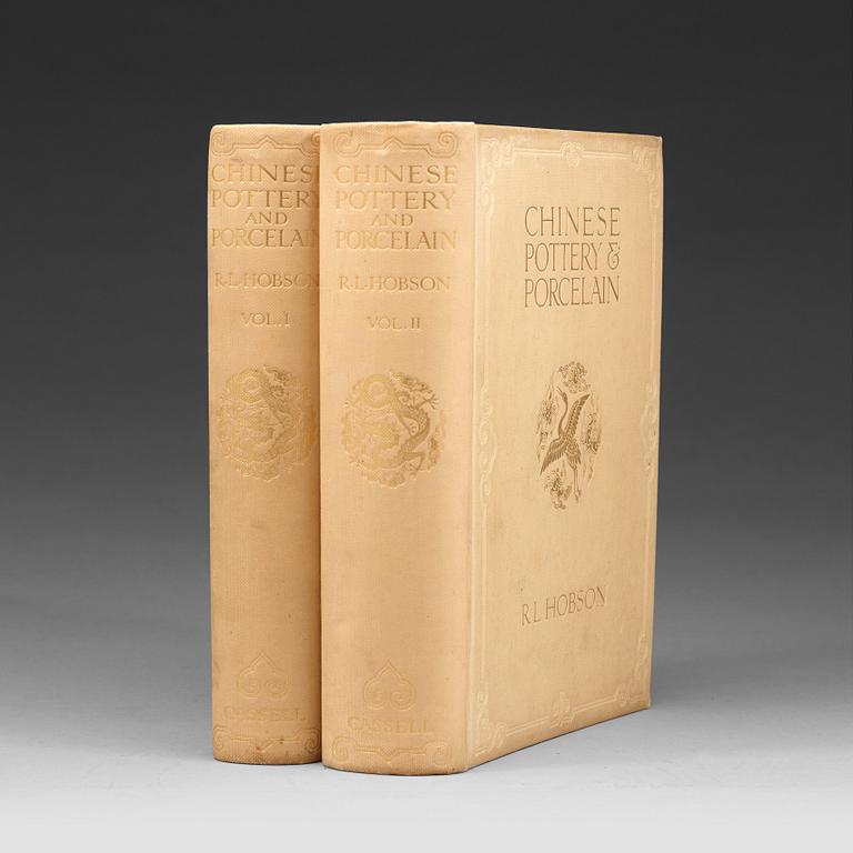 Books, two volumes by R.L. Hobson 'Chinese Pottery & Porcelain. Cassel and Co, Ltd, 1915. Limited Edition No 458/1500.