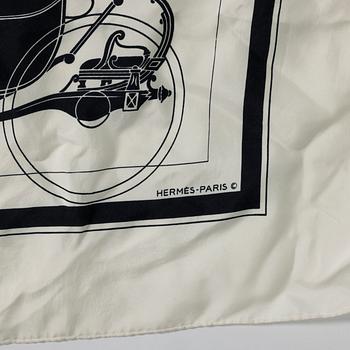 Hermès, scarf, “Ex-Libris”.