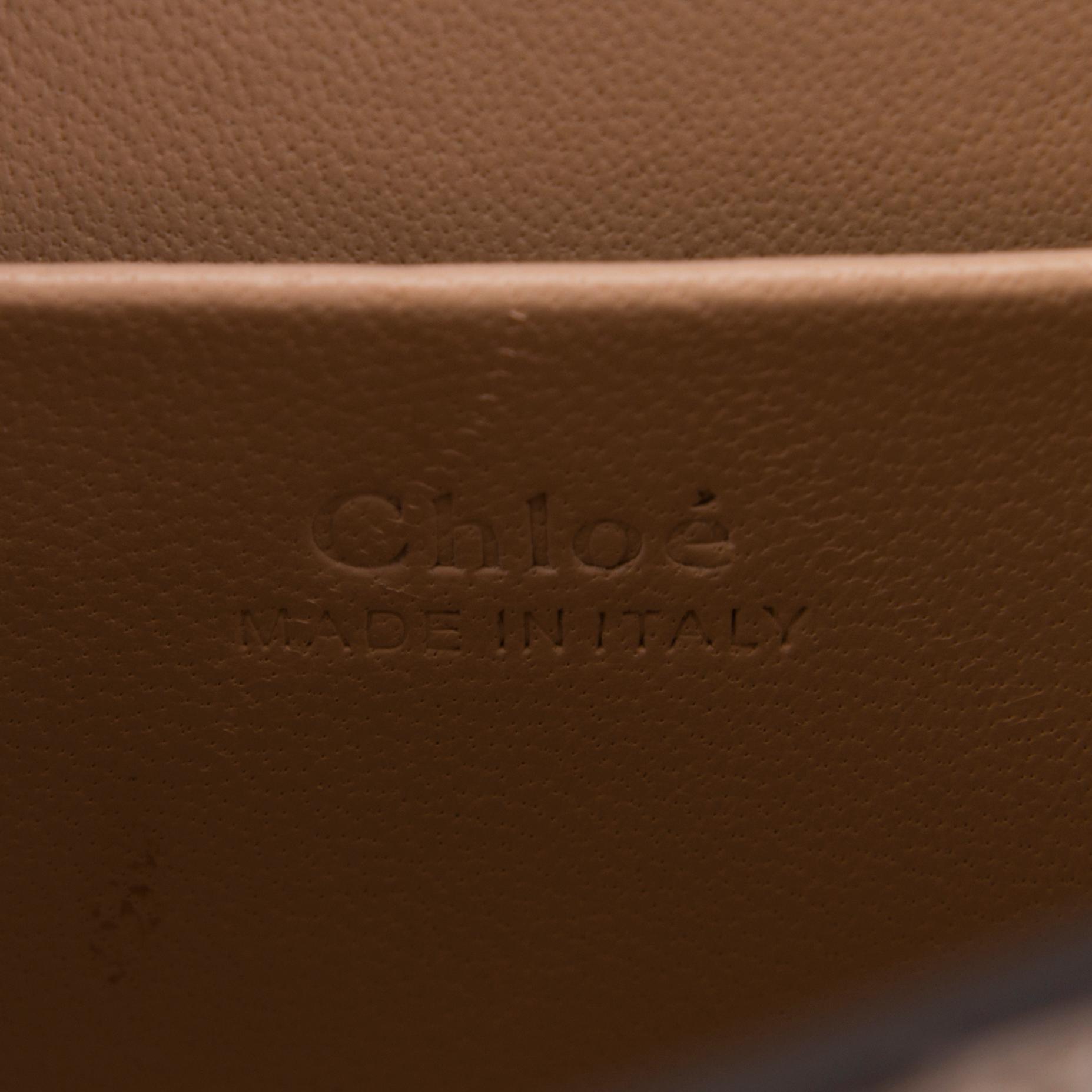 CHLOÉ Nile Bracelet Python Bag.