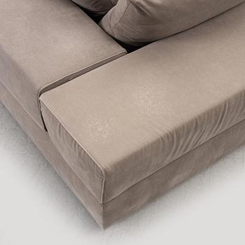 Hannes Wettstein, modulsoffa, 4 delar, "Turner", Molteni, Italien.