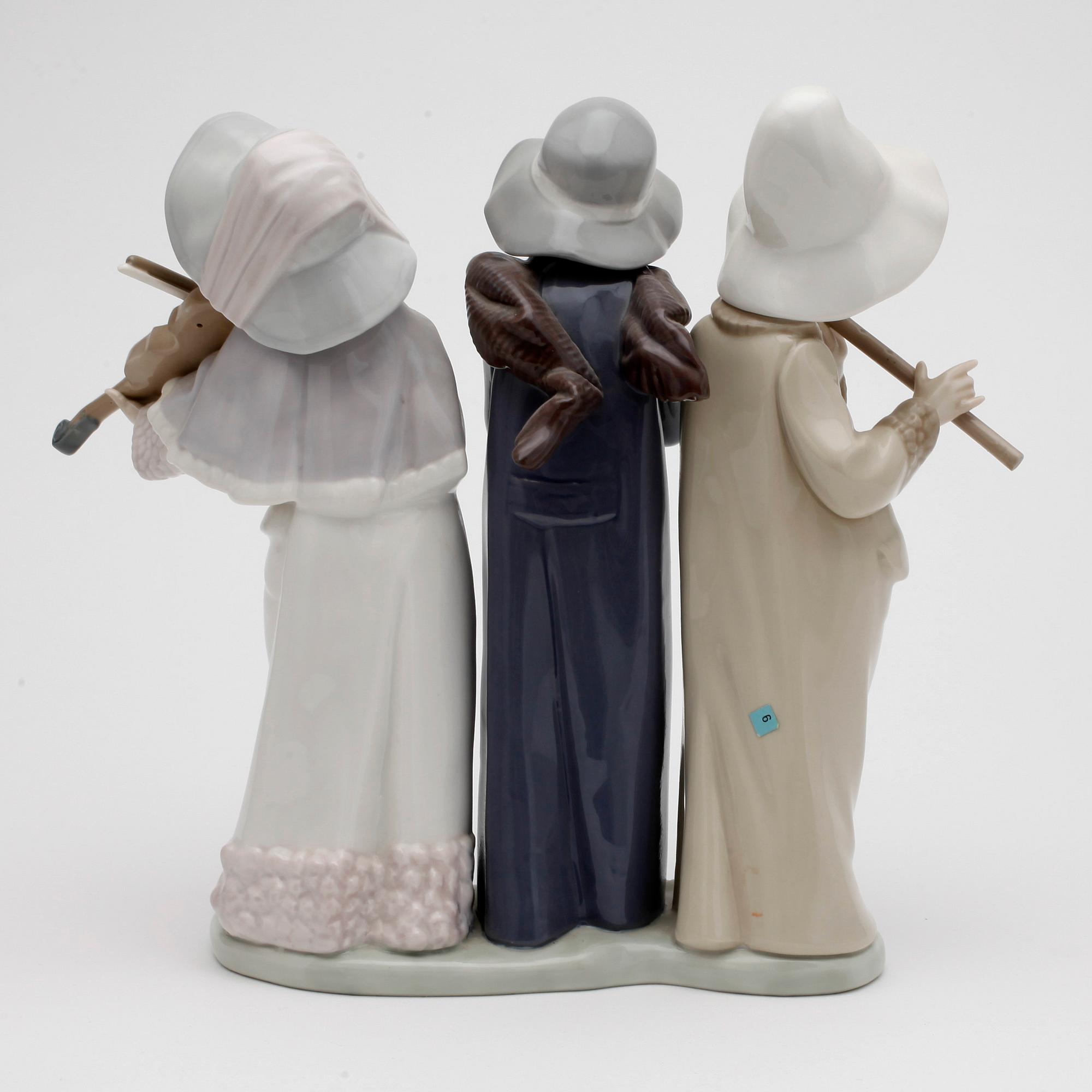 FIGURIN, porslin, lladro, Spanien, 1900-tal.