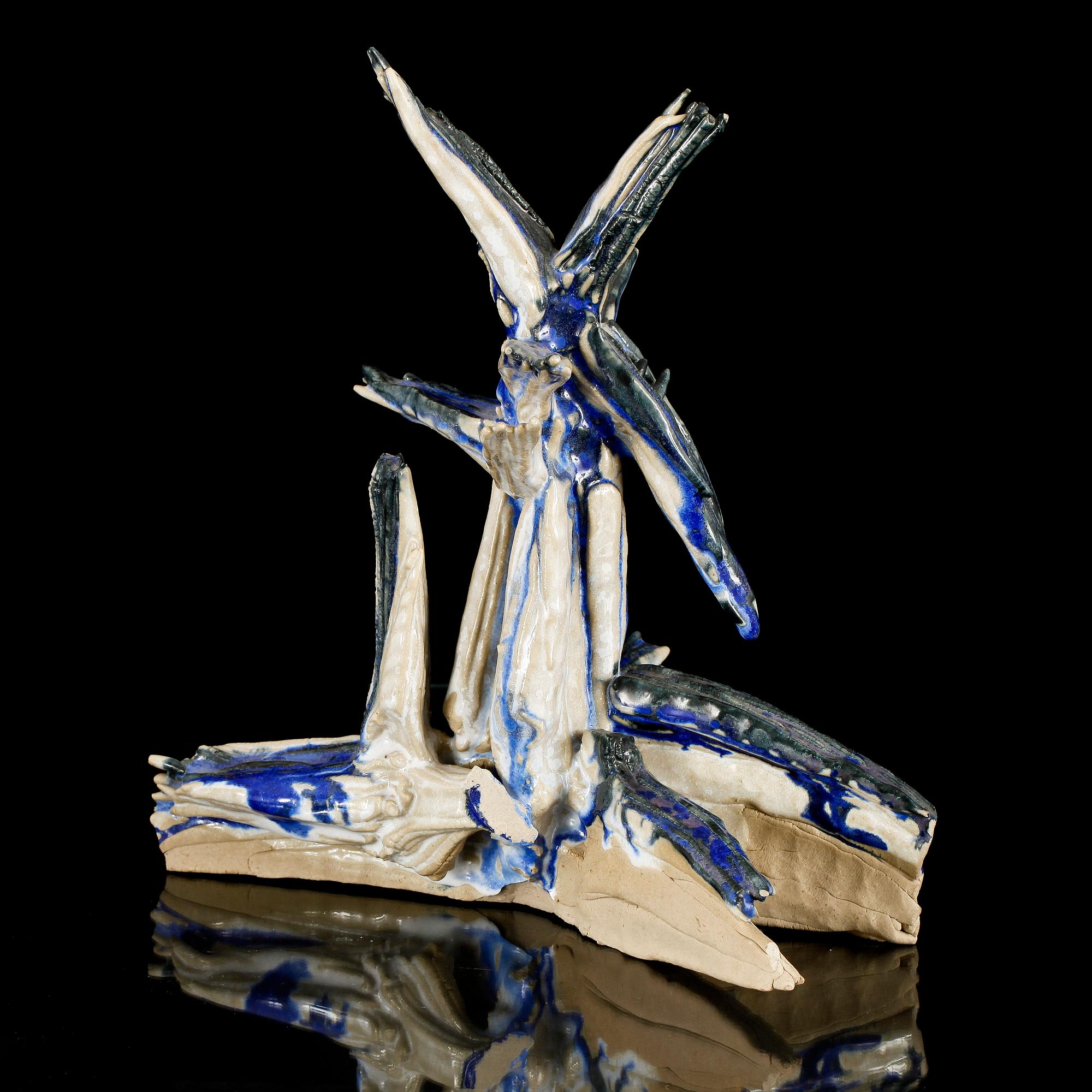 HERTA HILLFON, skulptur,  stengods, sign o dat 1962.