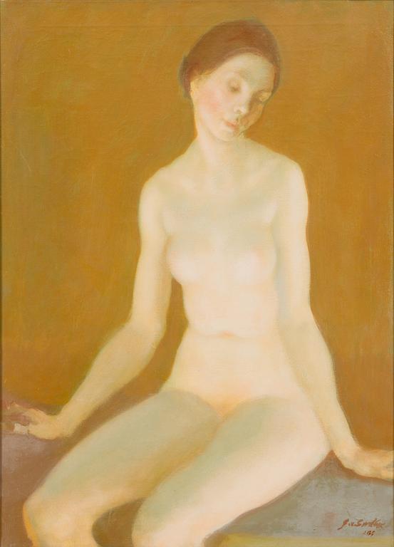 GEORGES VON SWETLIK, NUDE STUDY.