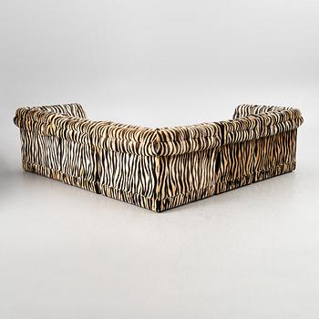 A sofa in 5 modules,  1970s.