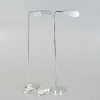 A pair of late 20th cenutry floor lamps, by Bergboms Scanlight.