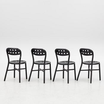 Jasper Morrison, four "Pipe" chairs, Magis.