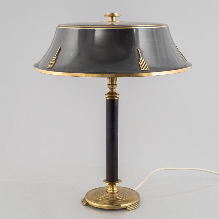 A Swedish modern table lamp, model 8411, Boréns, 1940s/50s.