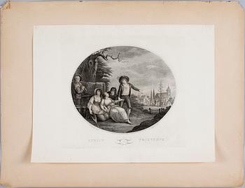 ETSNINGAR, 4 st, 1800-tal.