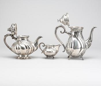 G.A DAHLGREN 1918-1919 COFFEE- AND TEA SET SILVER.