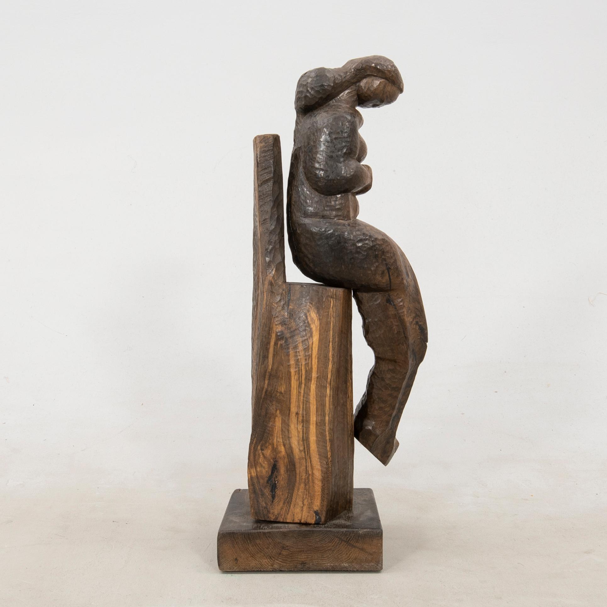 Allan Jäderås, skulptur Kvinna med barn.