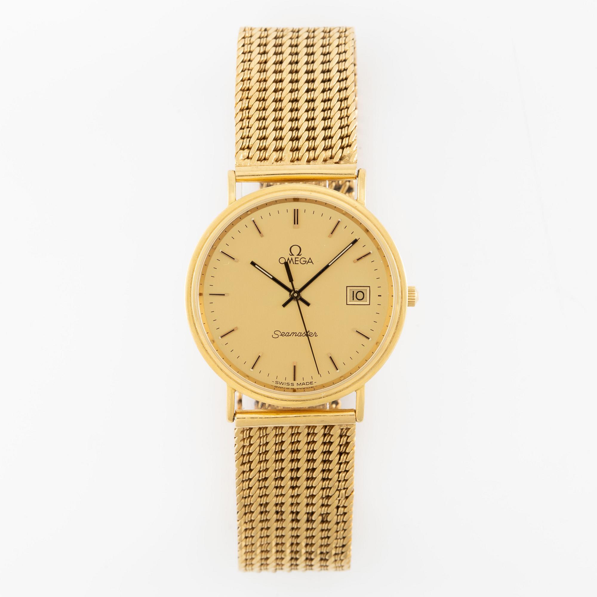 Omega, Seamaster, armbandsur, 32,5 mm.