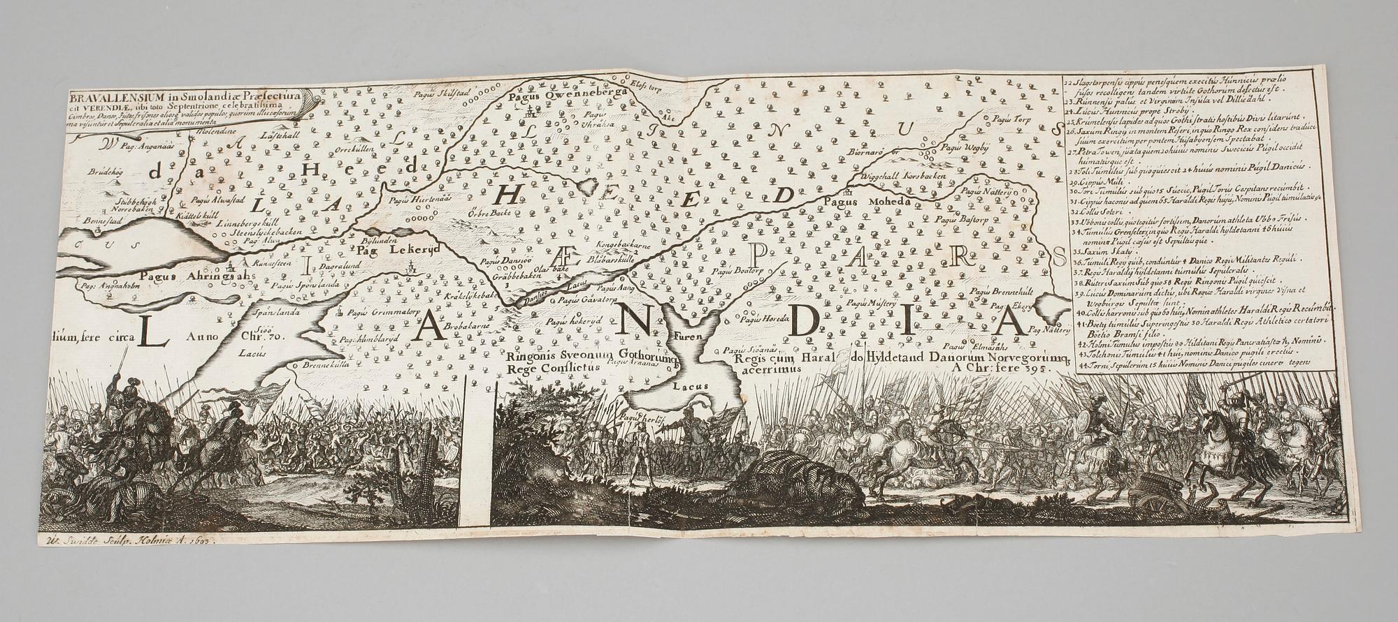 GRAFISKA BLAD. 4st, 16/1700-tal.