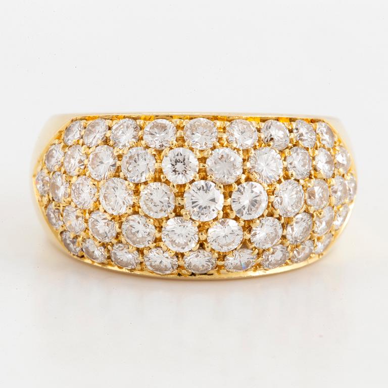 Ring, 18K gold with brilliant-cut diamond 2,14 ct, Garavelli Aldo.