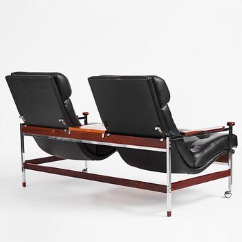 Eric Merthen, a seating group, 'Kronfåtöljen', AB Dahléns Fåtöljindustri, Dalum, 1960s-70s.