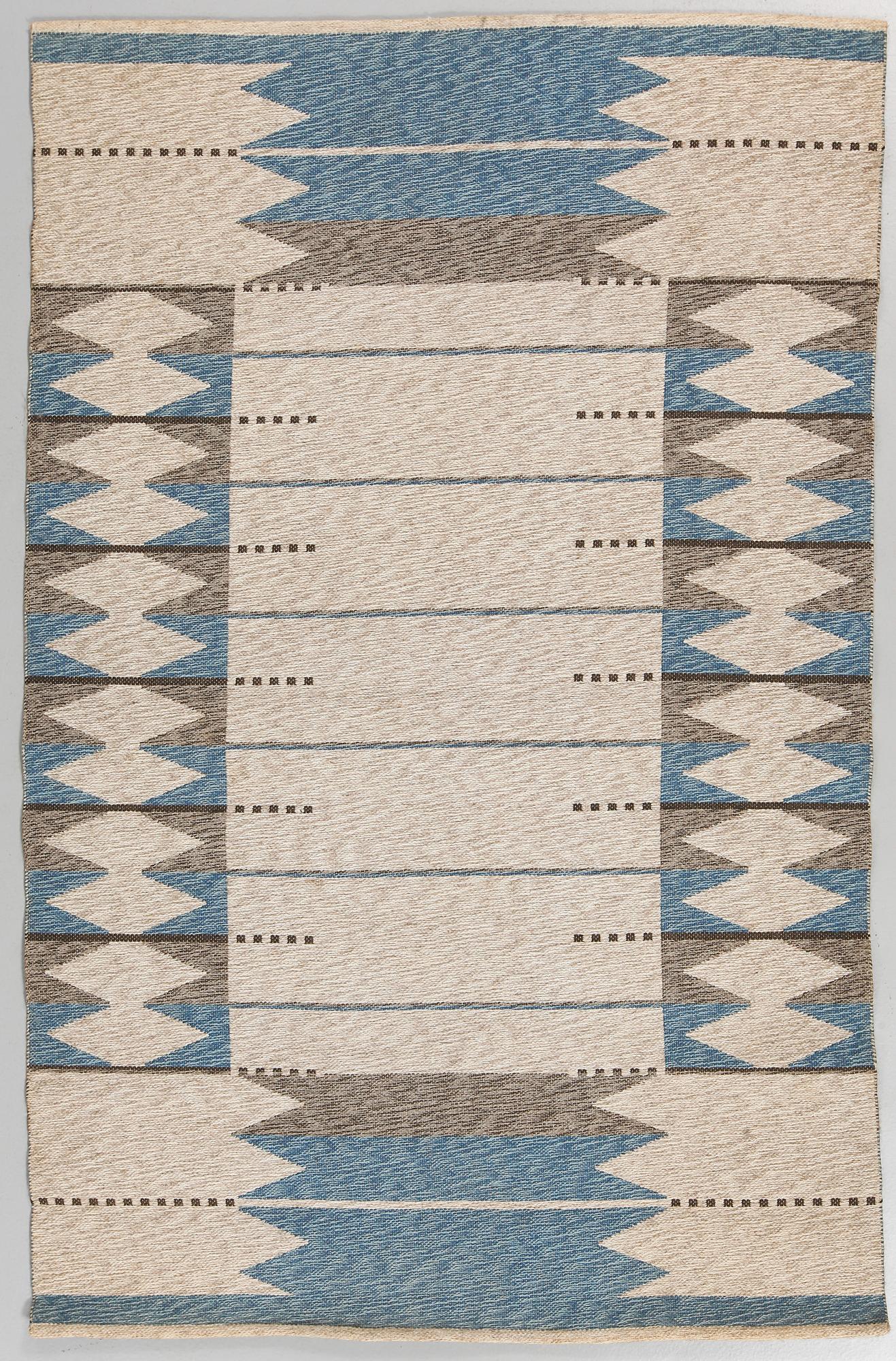 MATTA, dubbelväv, 1900-talets mitt/andra hälft, 195 x 126 cm.
