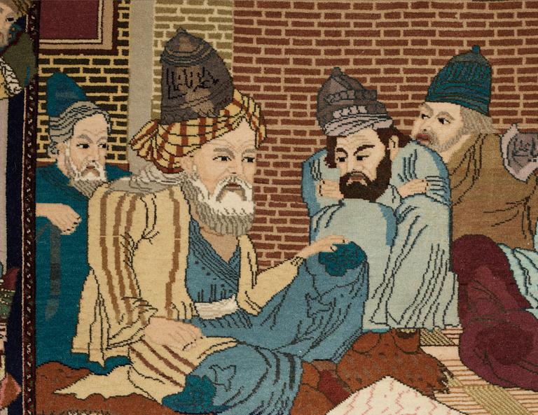 MATTA, orientalisk. Ca 140 x 98.