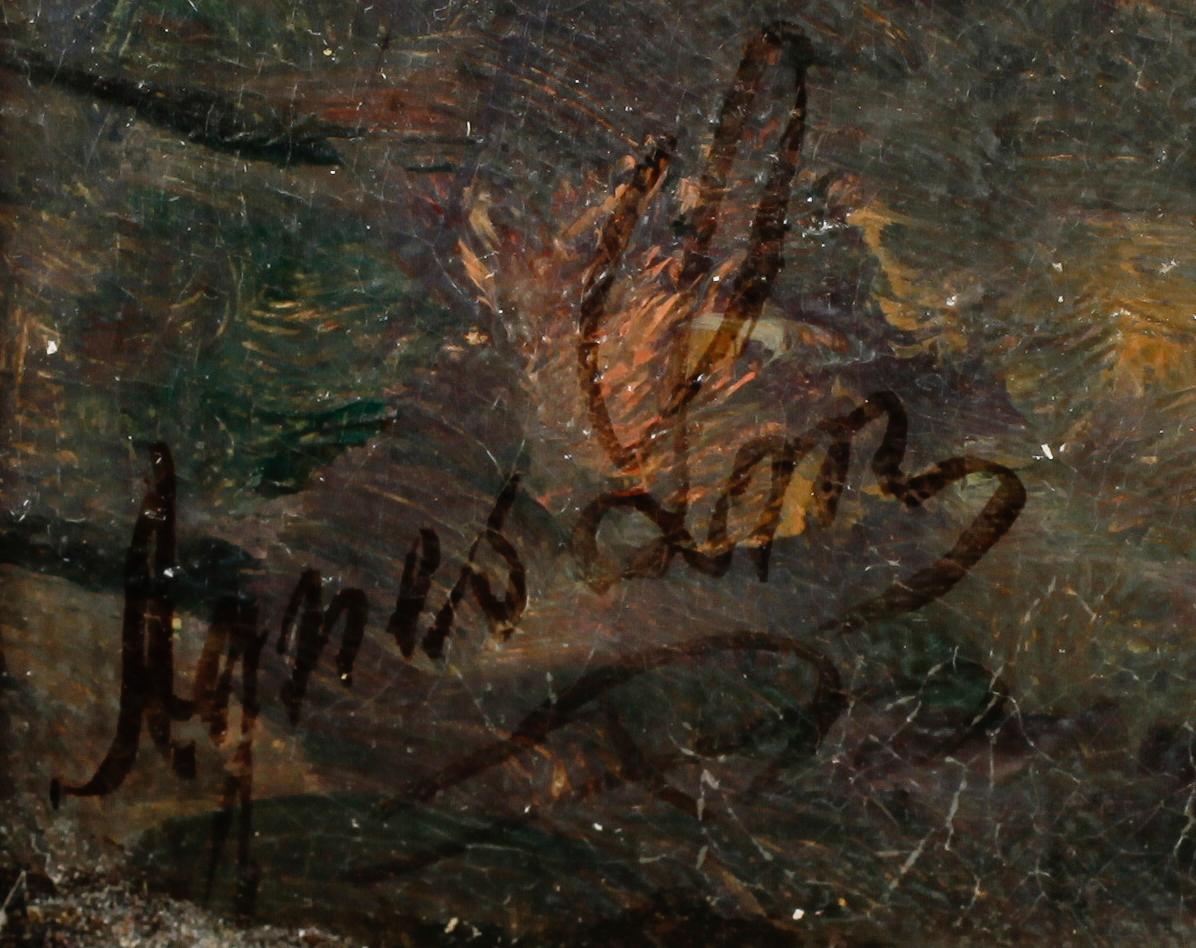 AGNES LÖWENHIELM, olja på duk, signerad.