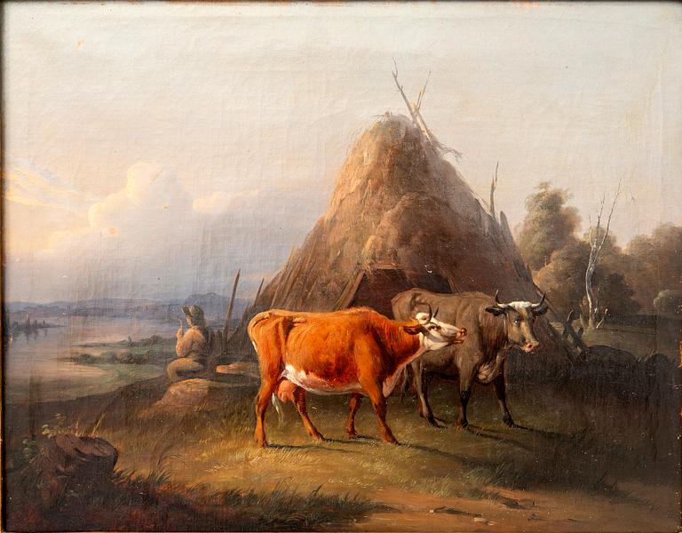 Okänd konstnär 1800-tal , olja på duk.