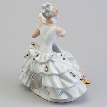 A porcelain figurine from Wallendorf, Germany.