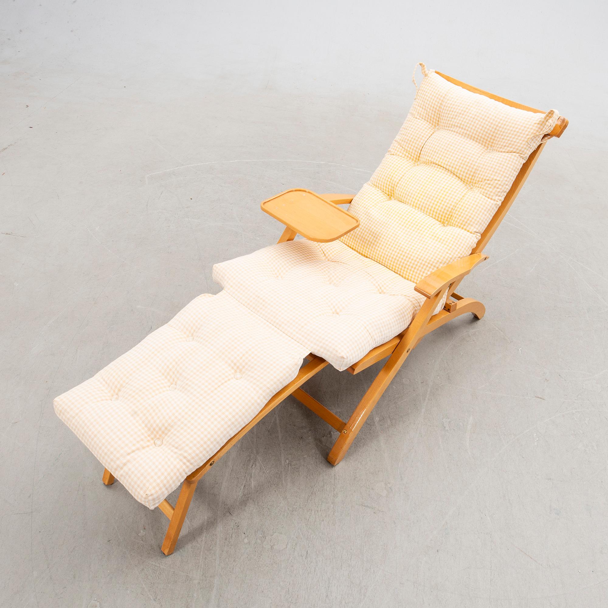 Deck chair by Brogrens, late 20th century.