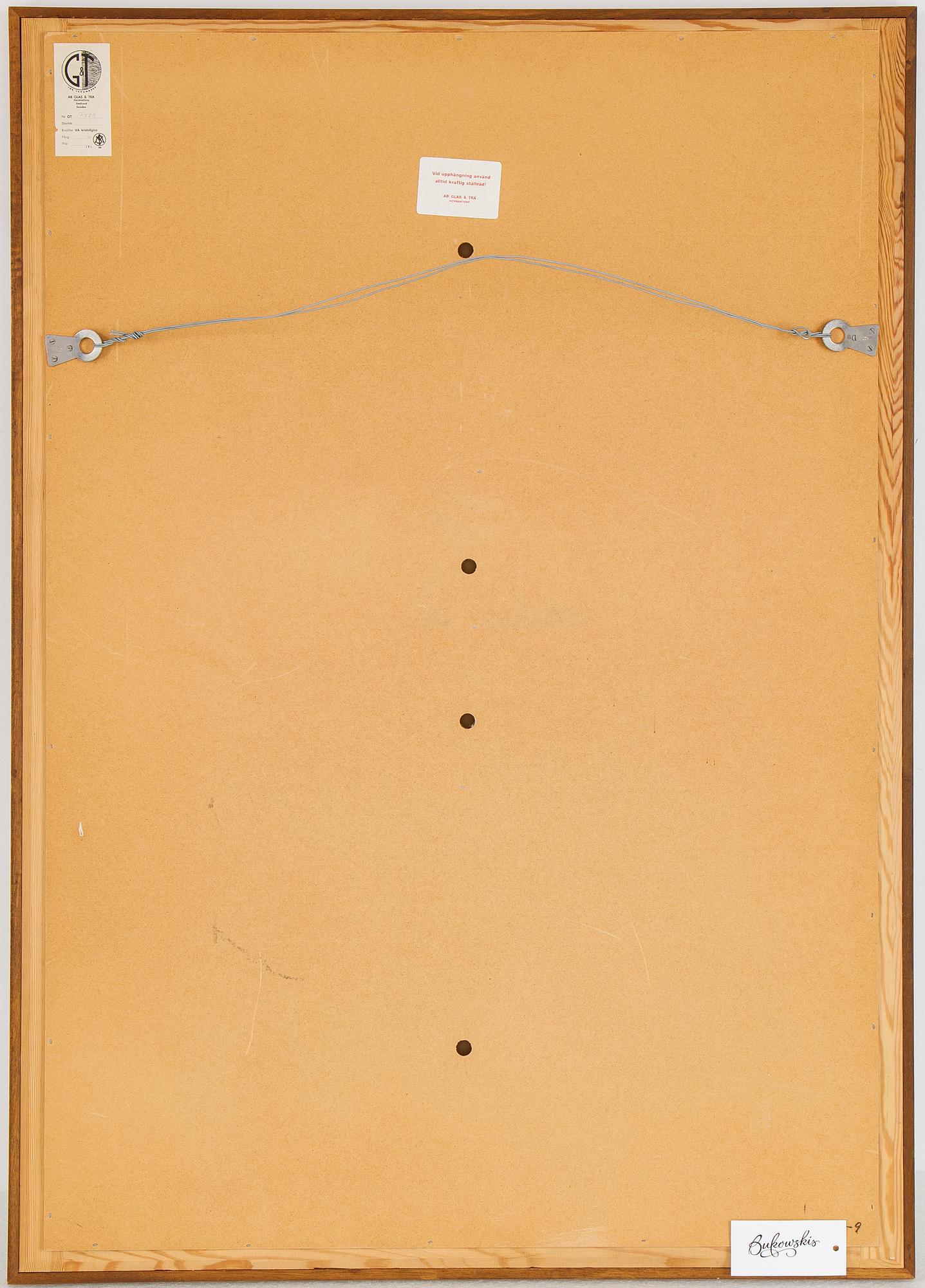 A mirror, AB Glas & Trä, Hovmantorp, mid 20th century.