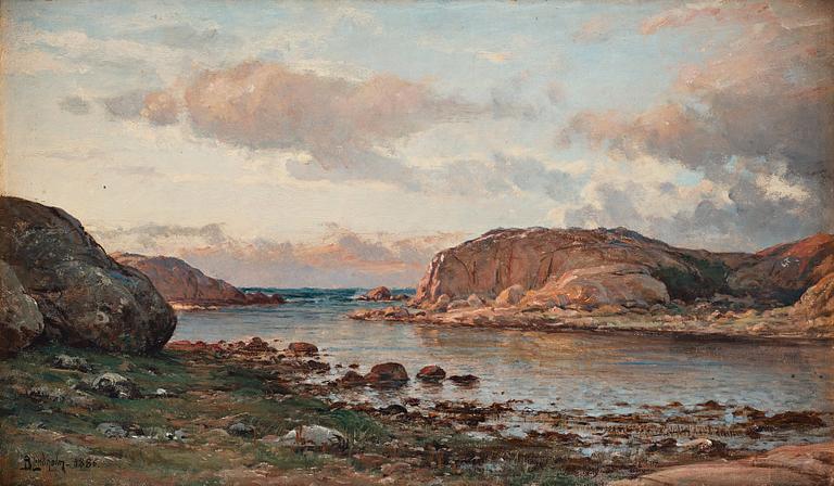 Berndt Lindholm, 'Solnedgång i Bohuslän' (Sunset Bohuslän).