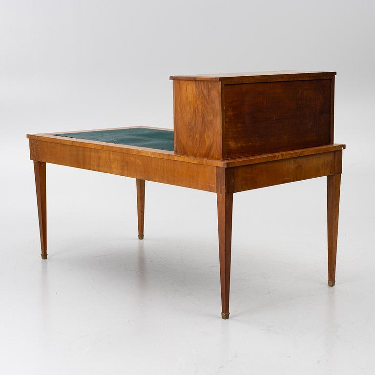 A Swedish Empire mahogany desk, first part 19th century.