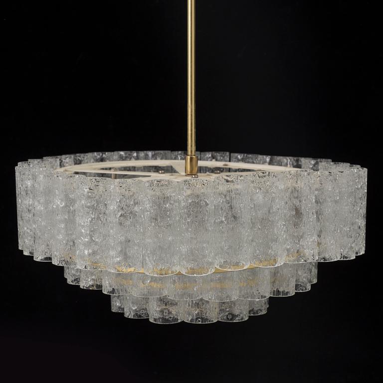 DORIA LICHTENWERKEN. Taklampa, glas, Österrike, 1960-tal.