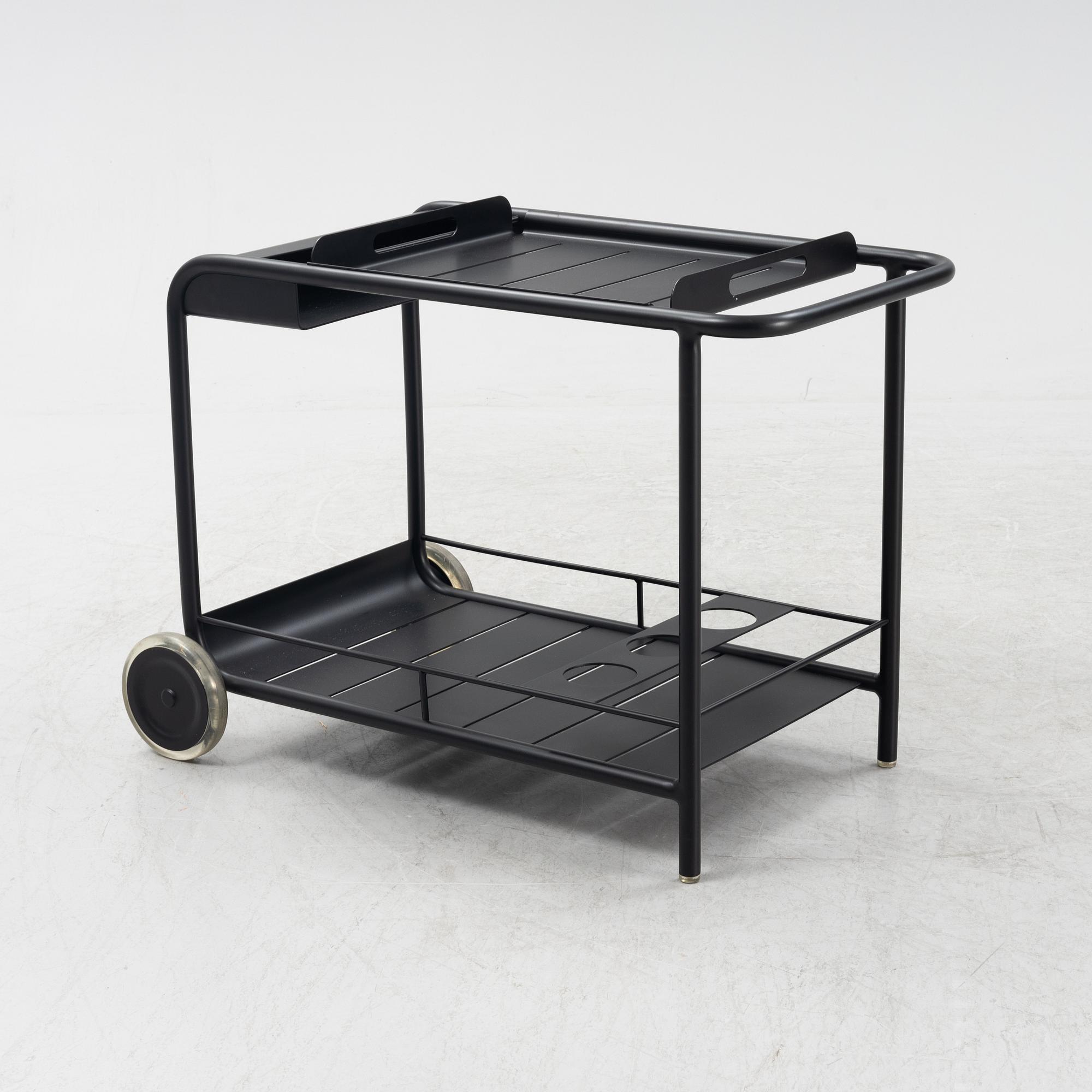 A 'Luxembourg' serving trolley by Frédéric Sofia for Fermob.