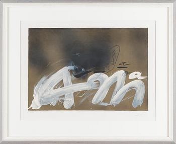 Antoni Tàpies, "A.M.".