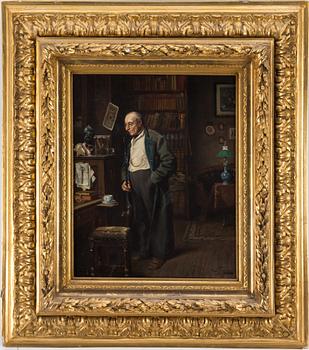 VINCENT STOLTENBERG-LERCHE, panel, signed Vinc. St-Lerche.