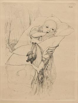 CARL LARSSON, etsning, 1913.