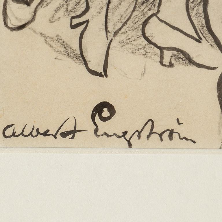 ALBERT ENGSTRÖM, ink drawings, 13, signed.