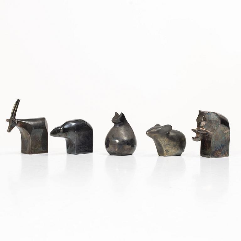 Gunnar Cyrén, Five figurines, Dansk Designs, Japan.