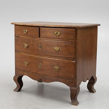 A late Baroque chest of drawers, 18th Century.