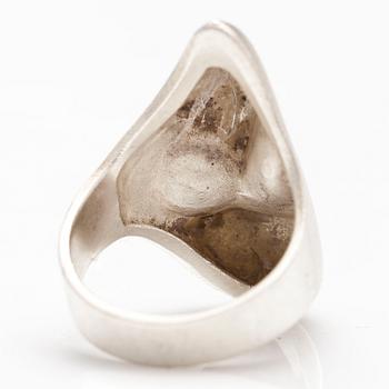 BJÖRN WECKSTRÖM, RING "Verho" och ARMBAND "Apollo", sterling silver. Lapponia 1973 och 1986.