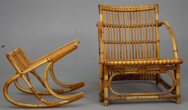 STOL OCH FOTPALL, Rotting, 1900-talets mitt, Danmark.