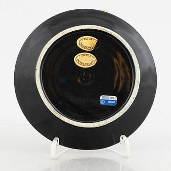 Lisa Larson, vaser, 4 st och fat, 2 st, stengods, ur serien "Varieté", Gustavsberg.